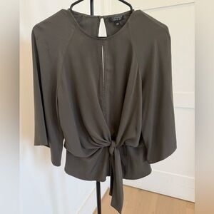 Top Shop green blouse